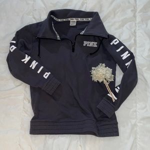 PINK Half-zip Sweatshirt
